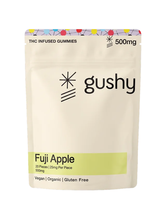 Gushy Fuji Apple, 20 pieces · 25mg each · 500mg per bag