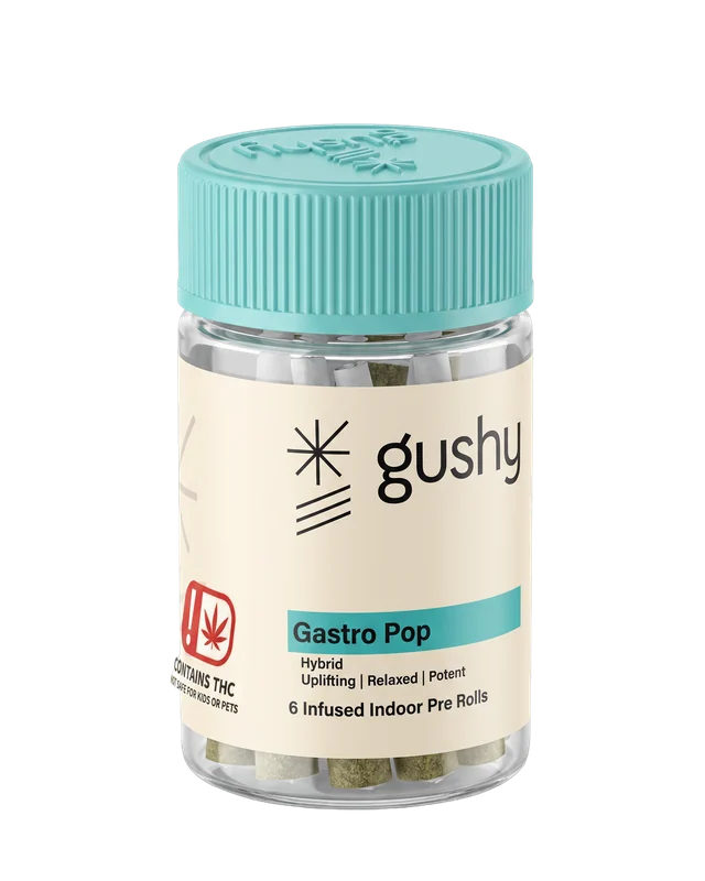 Gushy Gastro Pop, 6 infused indoor pre-rolls · 4.5g