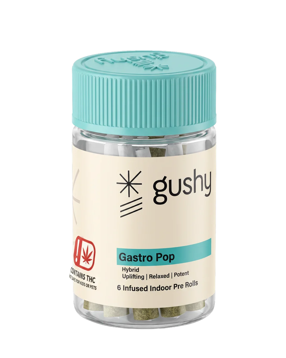 Gushy Gastro Pop, 6 infused indoor pre-rolls · 4.5g