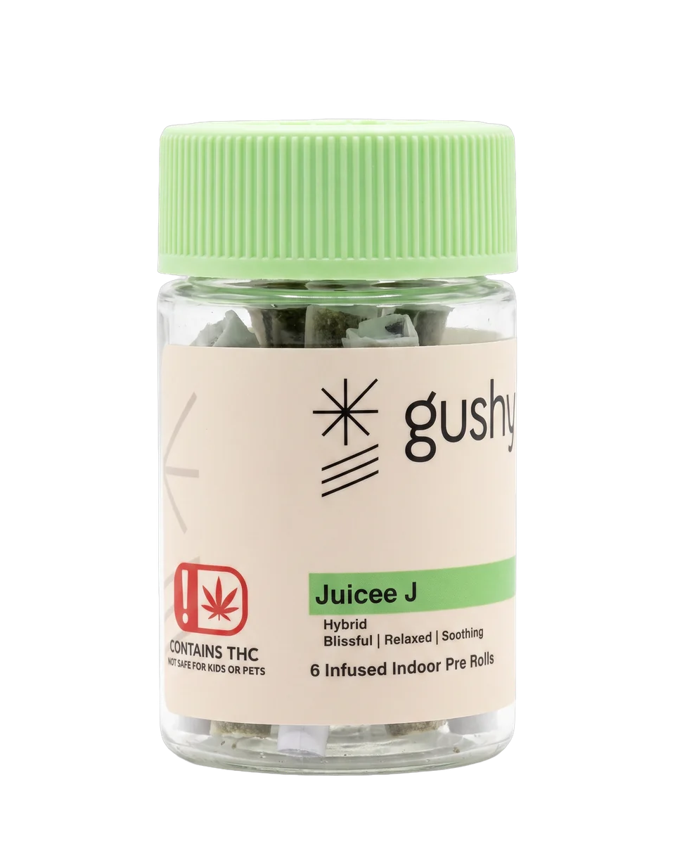 Gushy Juicee J, 6 infused indoor pre-rolls · 4.5g