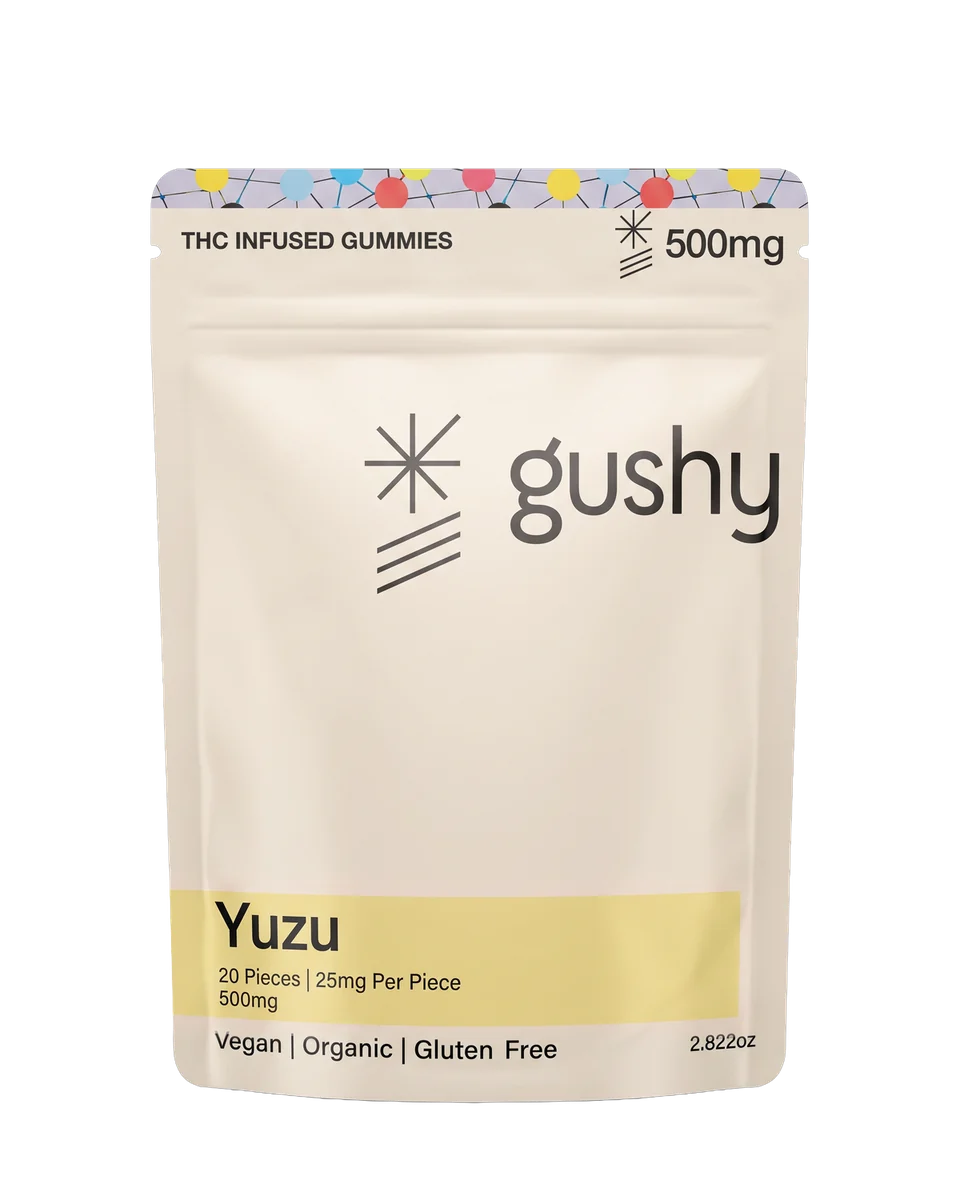 Gushy Yuzu, 20 pieces · 25mg each · 500mg per bag